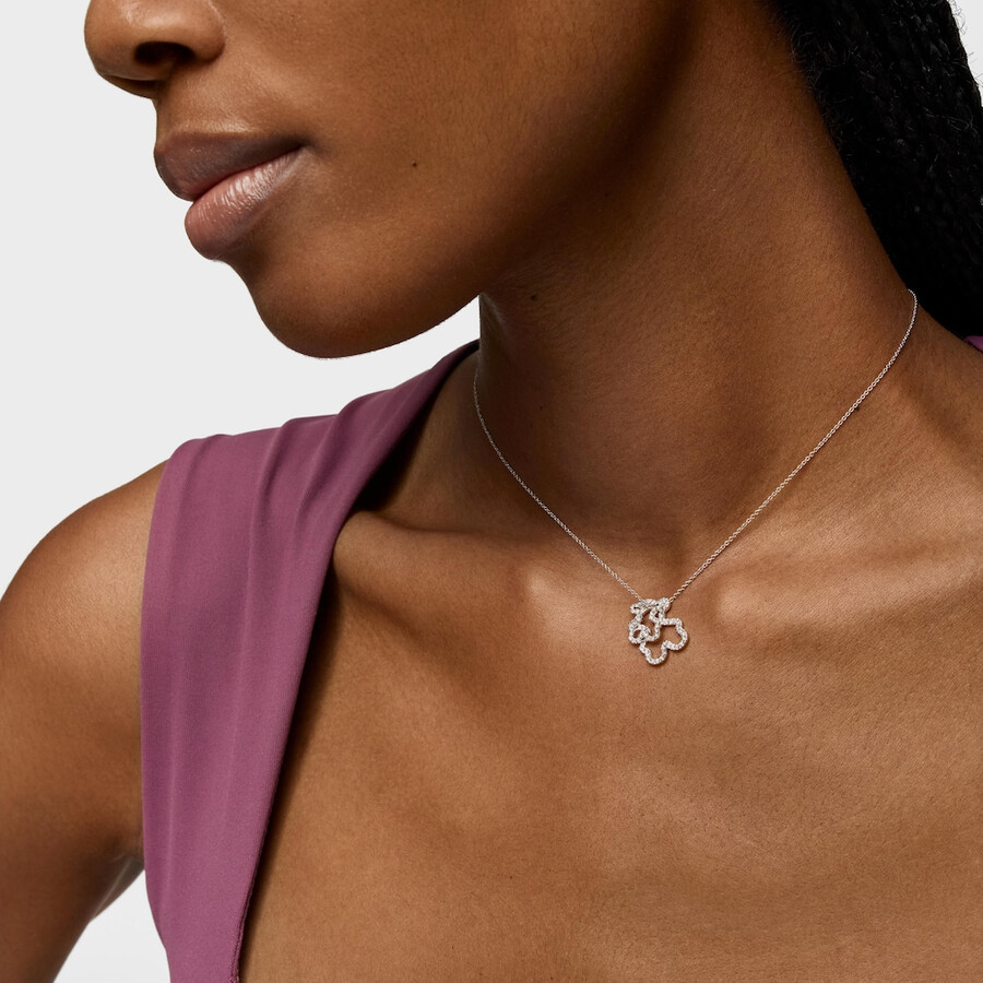 115 mm großer bärenanhänger aus weißgold mit diamanten von icon gems