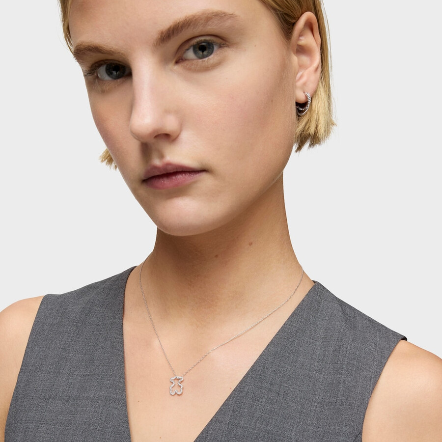 14 mm großer bärenanhänger aus weißgold mit diamanten von icon gems