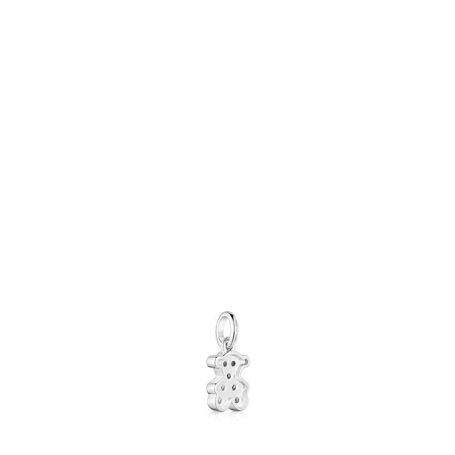 8 mm großer bärenanhänger aus weißgold mit diamanten von icon gems