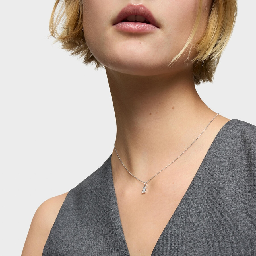 8 mm großer bärenanhänger aus weißgold mit diamanten von icon gems