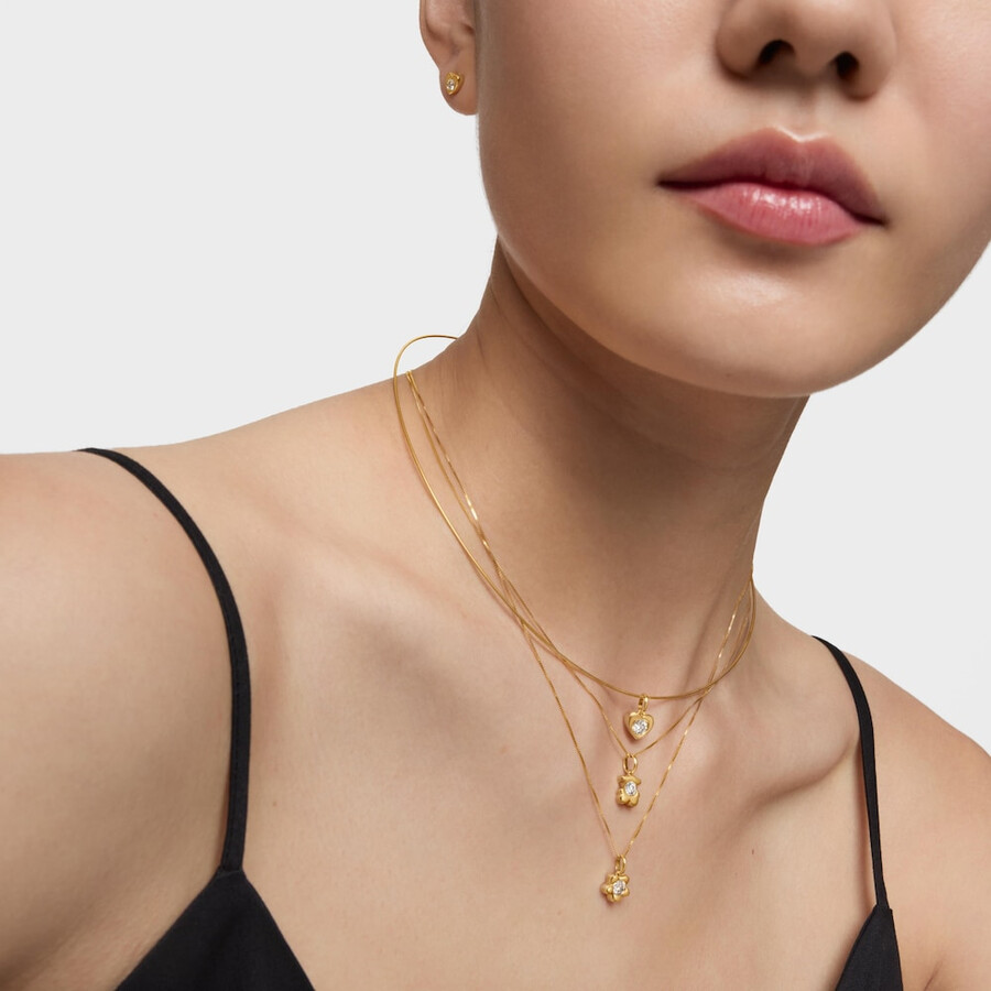 goldener bärenanhänger mit im labor gezüchtetem diamanten von tous lili