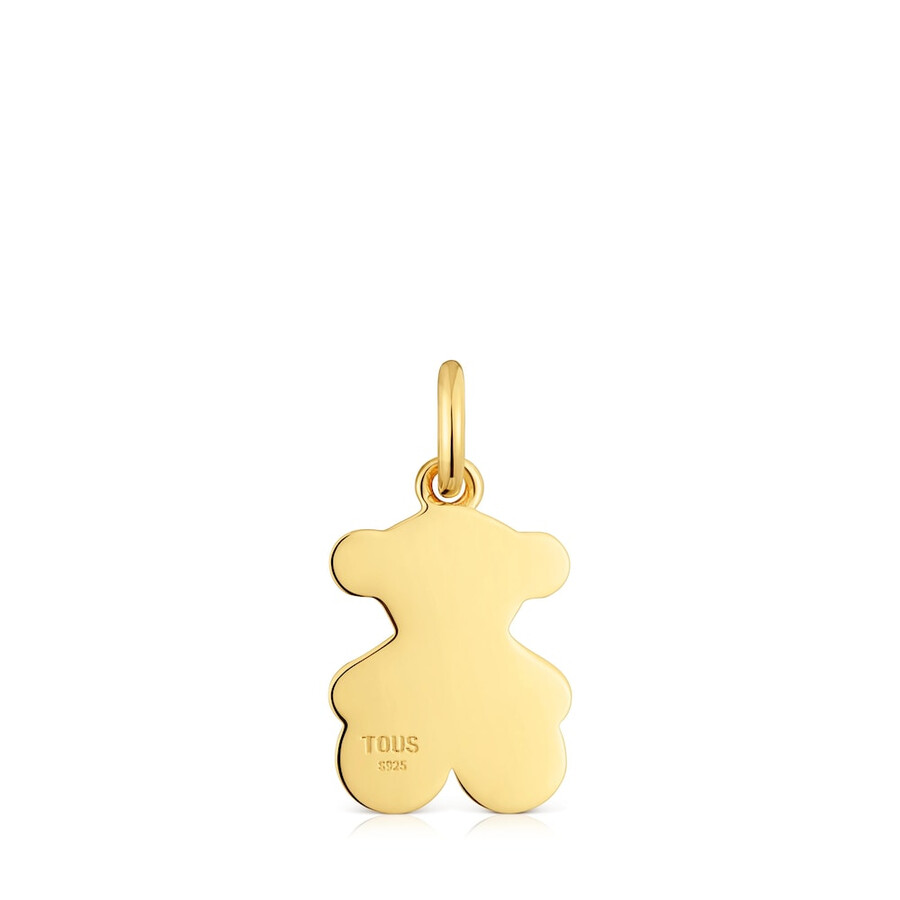 anhänger in form eines bären 18 karat vergoldetes silber tous sweet 40s