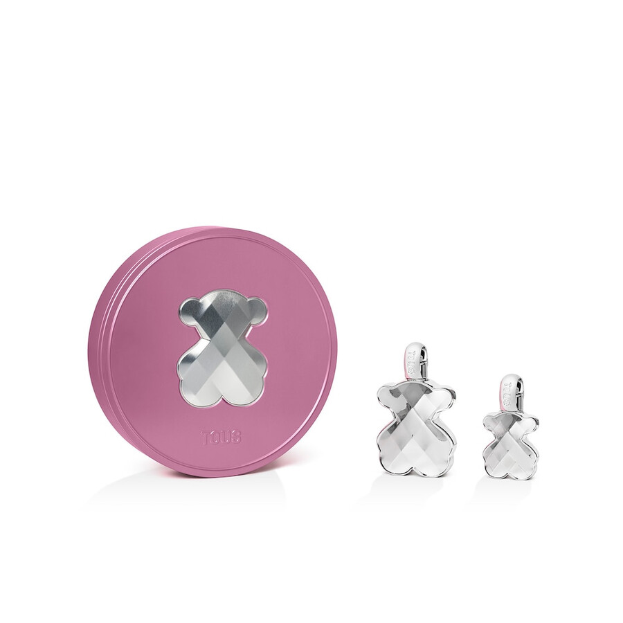 das tous loveme-coffret mit silbernen parfum-buchstaben