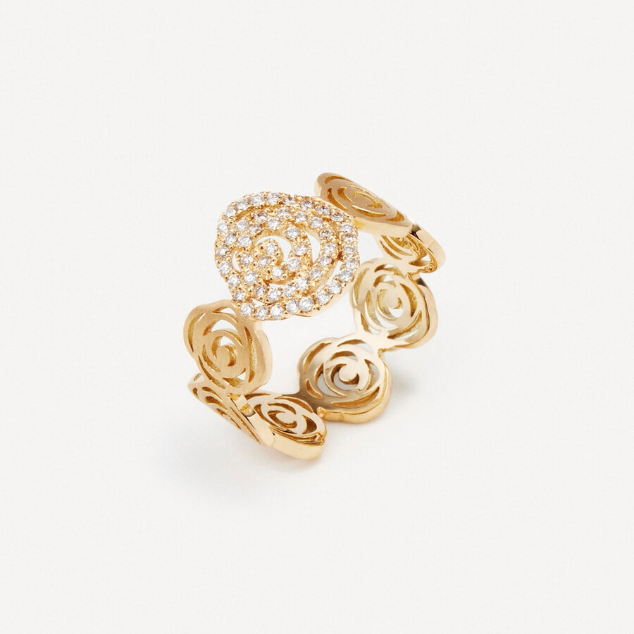 ring aus gold mit diamanten tous atelier