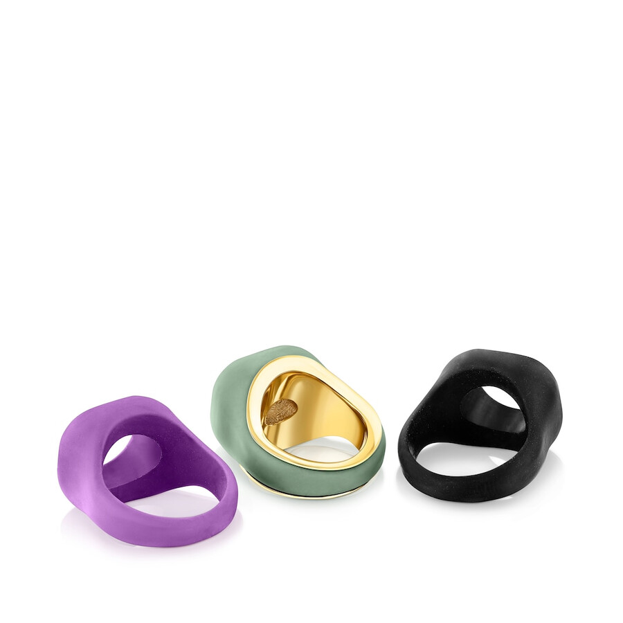 virtueller garten-siegelring aus silberversilbertem silber mit amethyst
