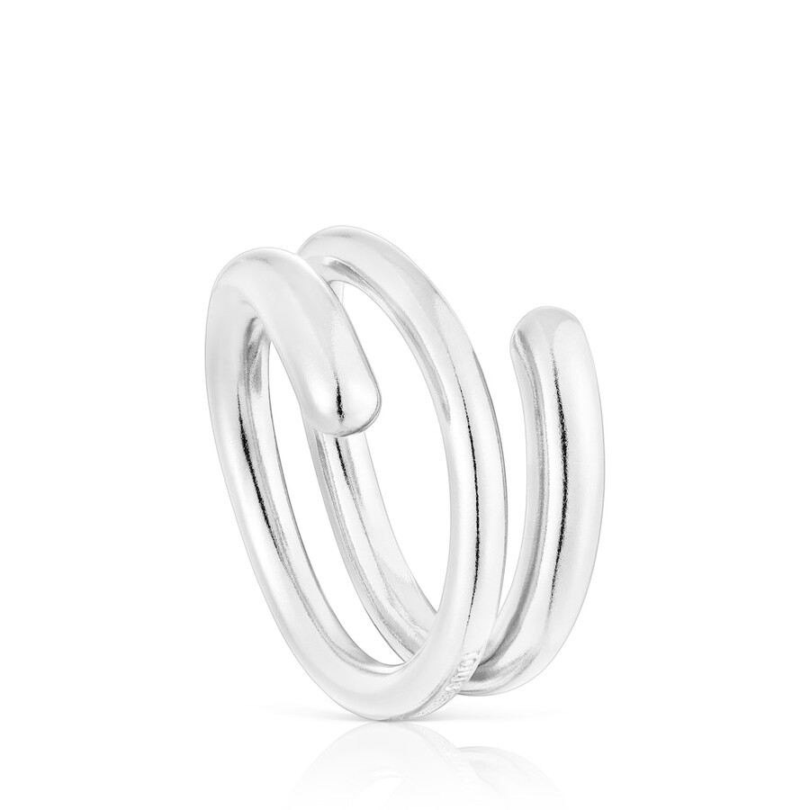 silberner spiralring new haven