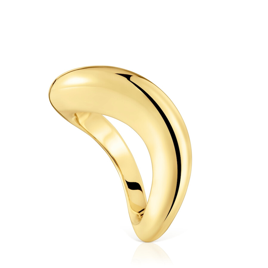 kleiner ring mit 18-karätiger vergoldung auf silber galia basics