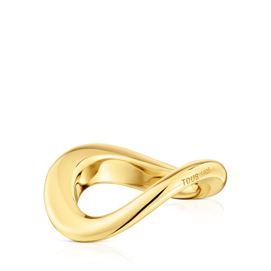kleiner ring mit 18-karätiger vergoldung auf silber galia basics