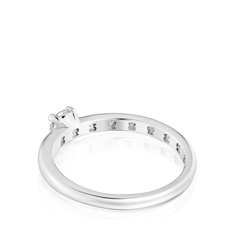 platin-solitärring mit brillantgeschliffenem im labor gezüchtetem diamanten les classiques lgd