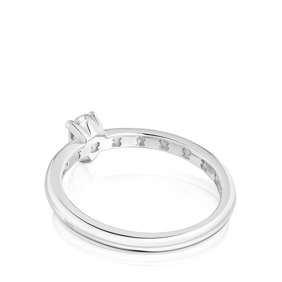 platin-solitärring mit birnenförmigem im labor gezüchtetem diamanten les classiques lgd