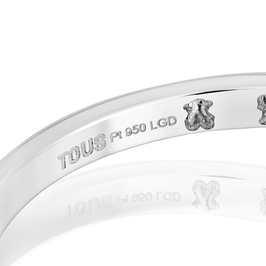 platin-solitärring mit birnenförmigem im labor gezüchtetem diamanten les classiques lgd