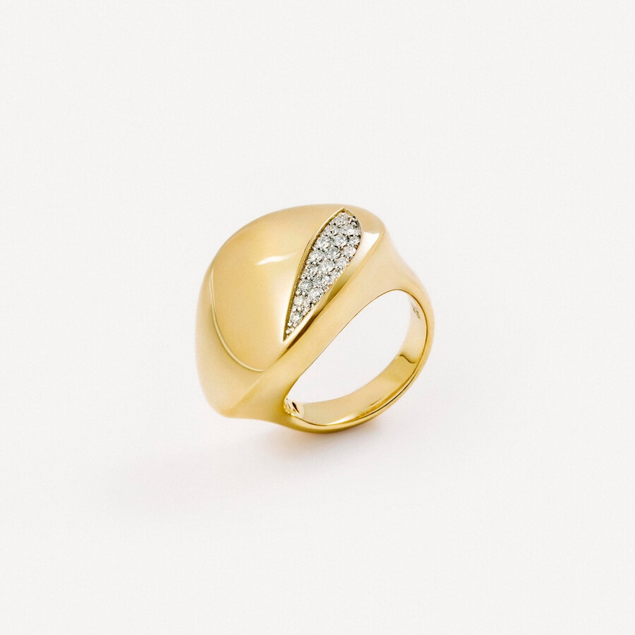 goldring mit diamantdetails tous atelier