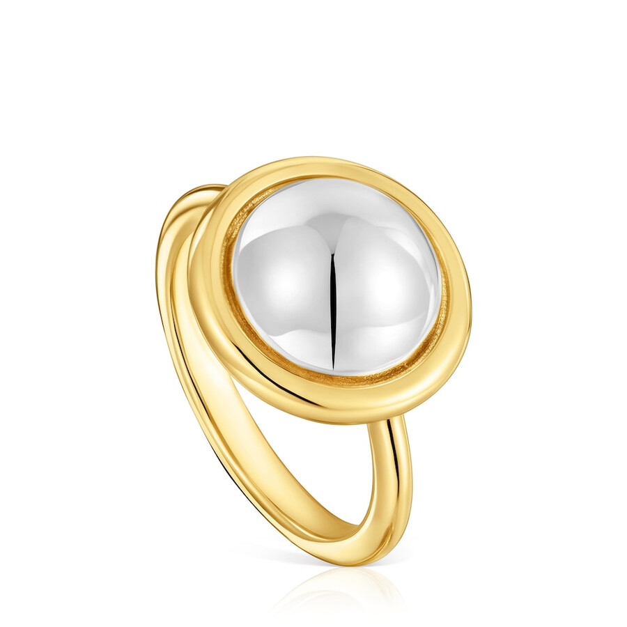 zweifarbiger ring plump
