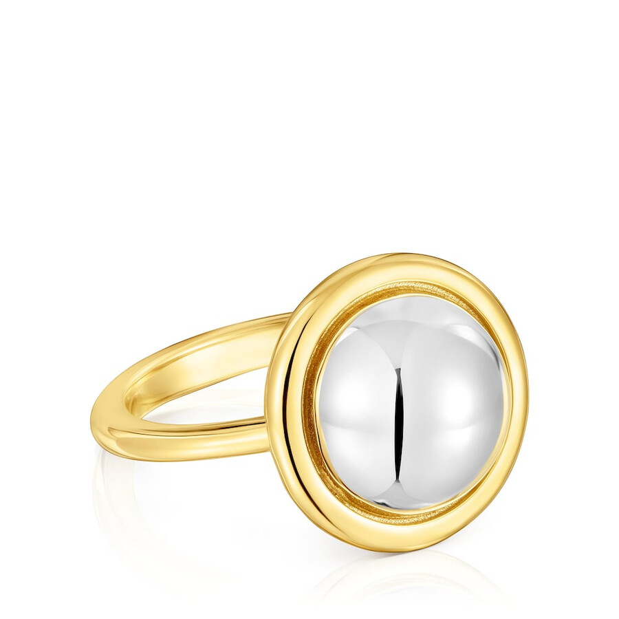 zweifarbiger ring plump