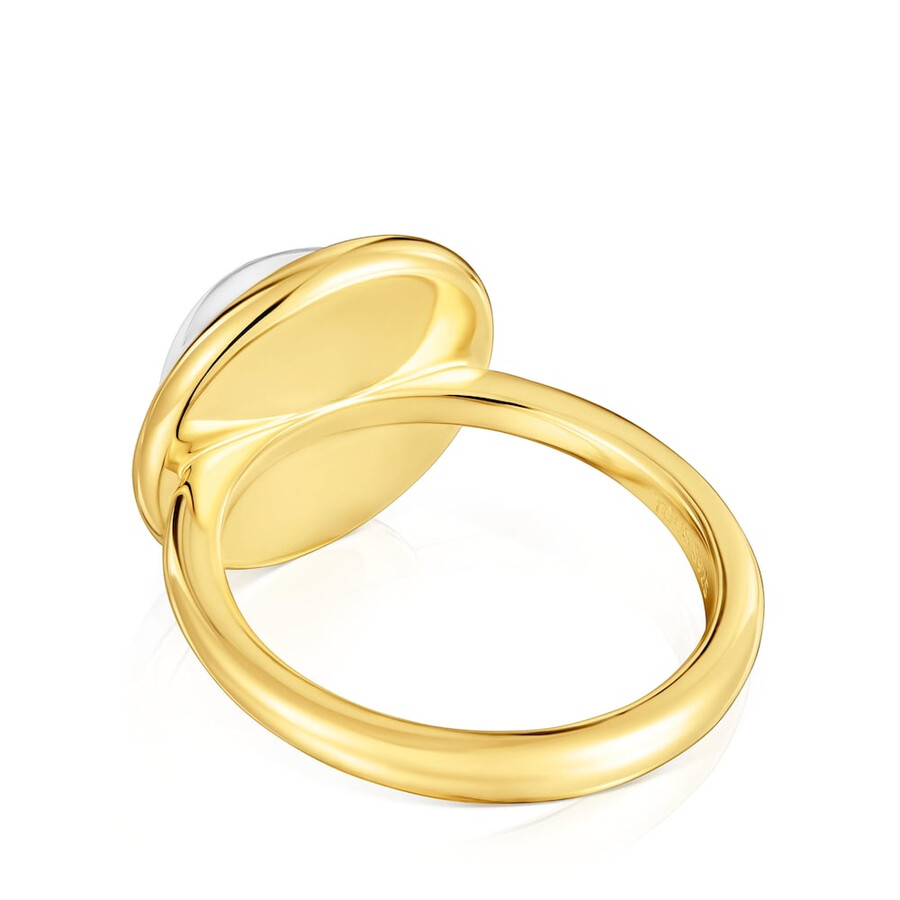 zweifarbiger ring plump