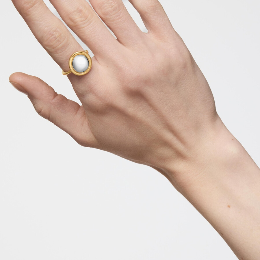zweifarbiger ring plump