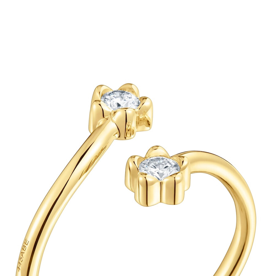 offener goldring mit im labor gezüchteten diamanten von tous lili