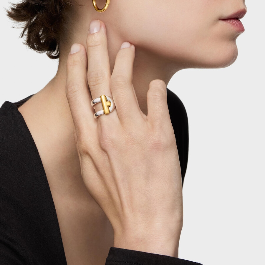 zweifarbiger ring tous manifesto