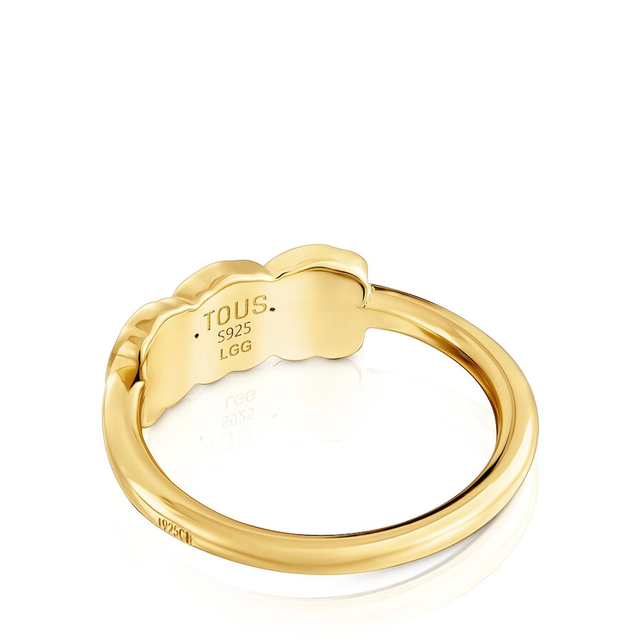 ring mit 18-karätiger vergoldung auf silber und im labor gezüchteten edelsteinen icon color lgg