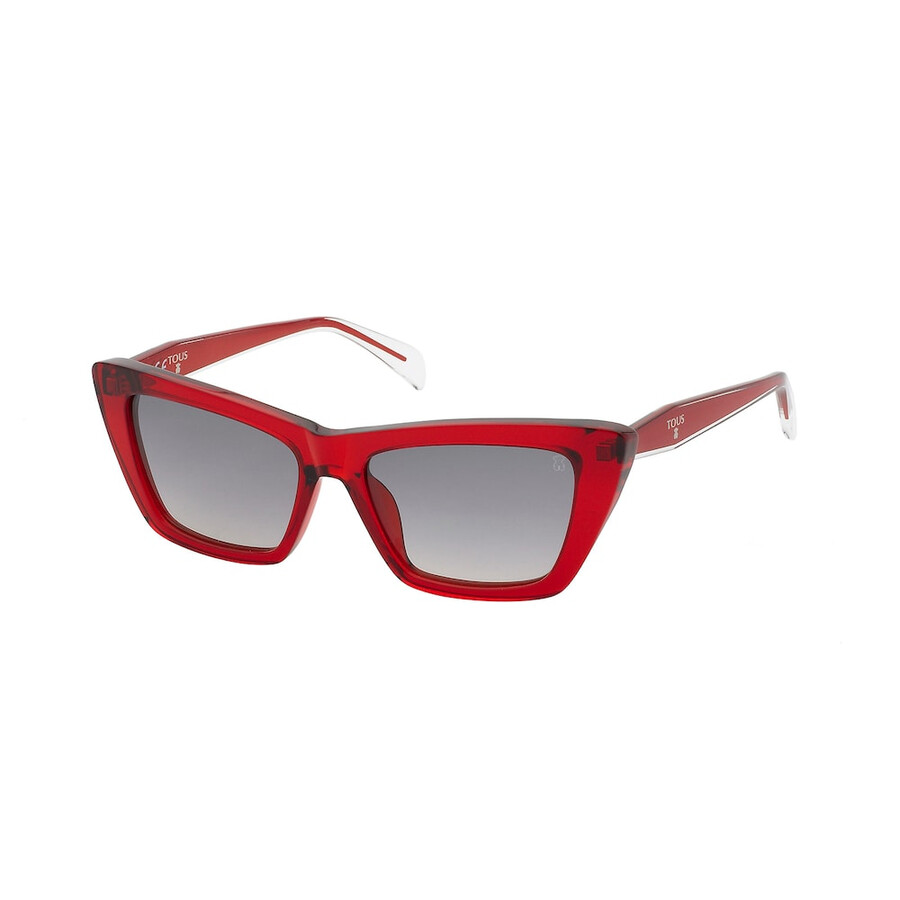 transparente rote sonnenbrille