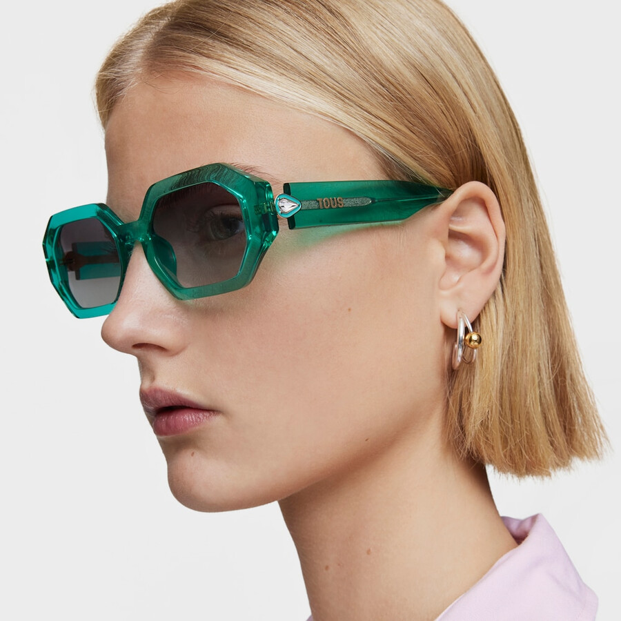 grüne sonnenbrille tous geometrische