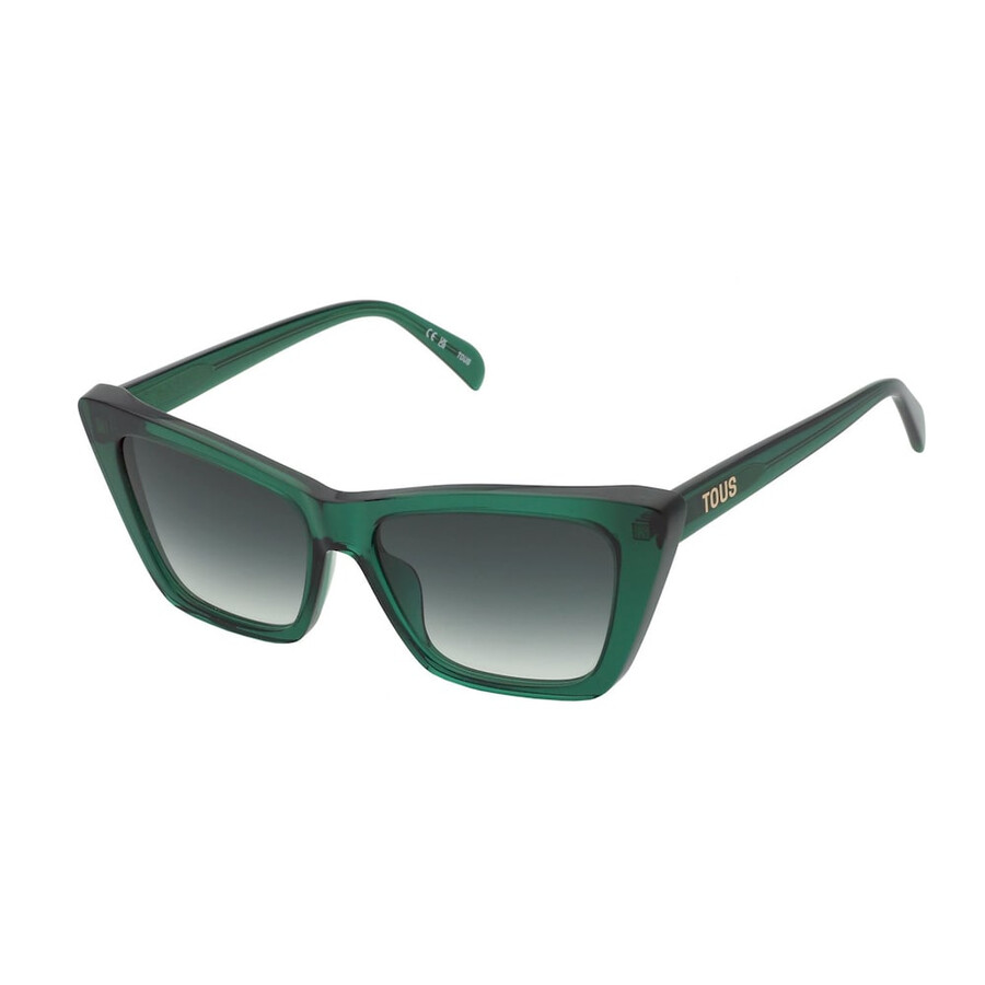grüne sonnenbrille mit tous-logo-farbblock