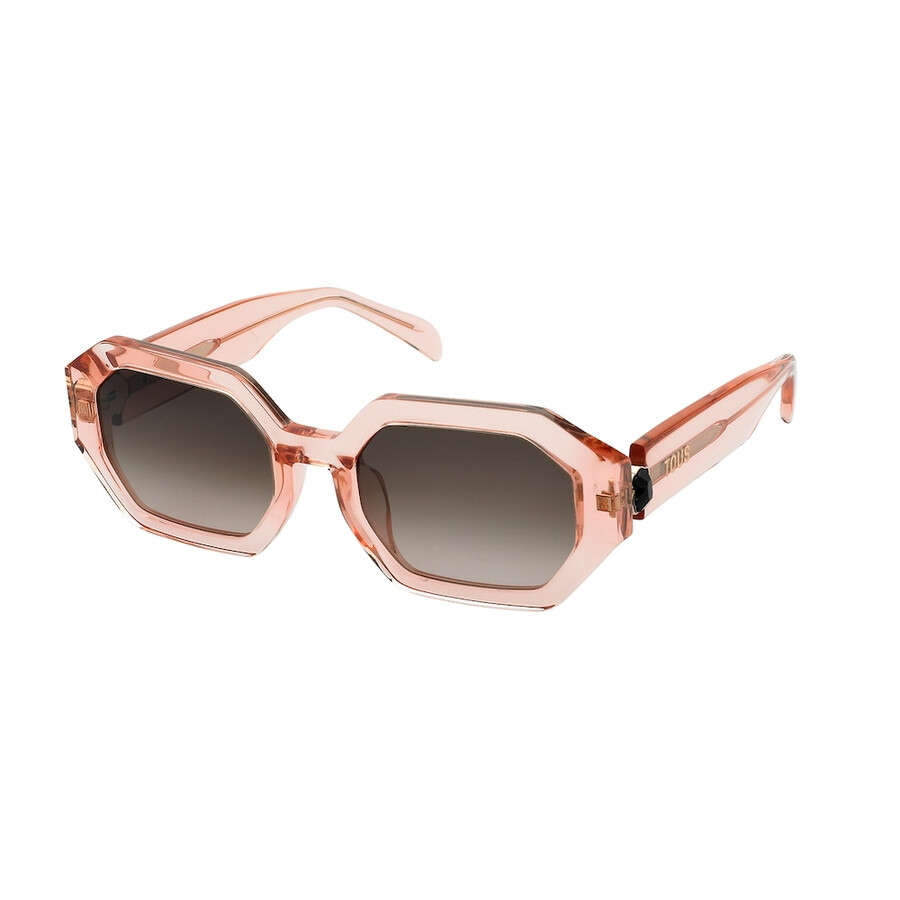 transparente rosa sonnenbrille tous geometric