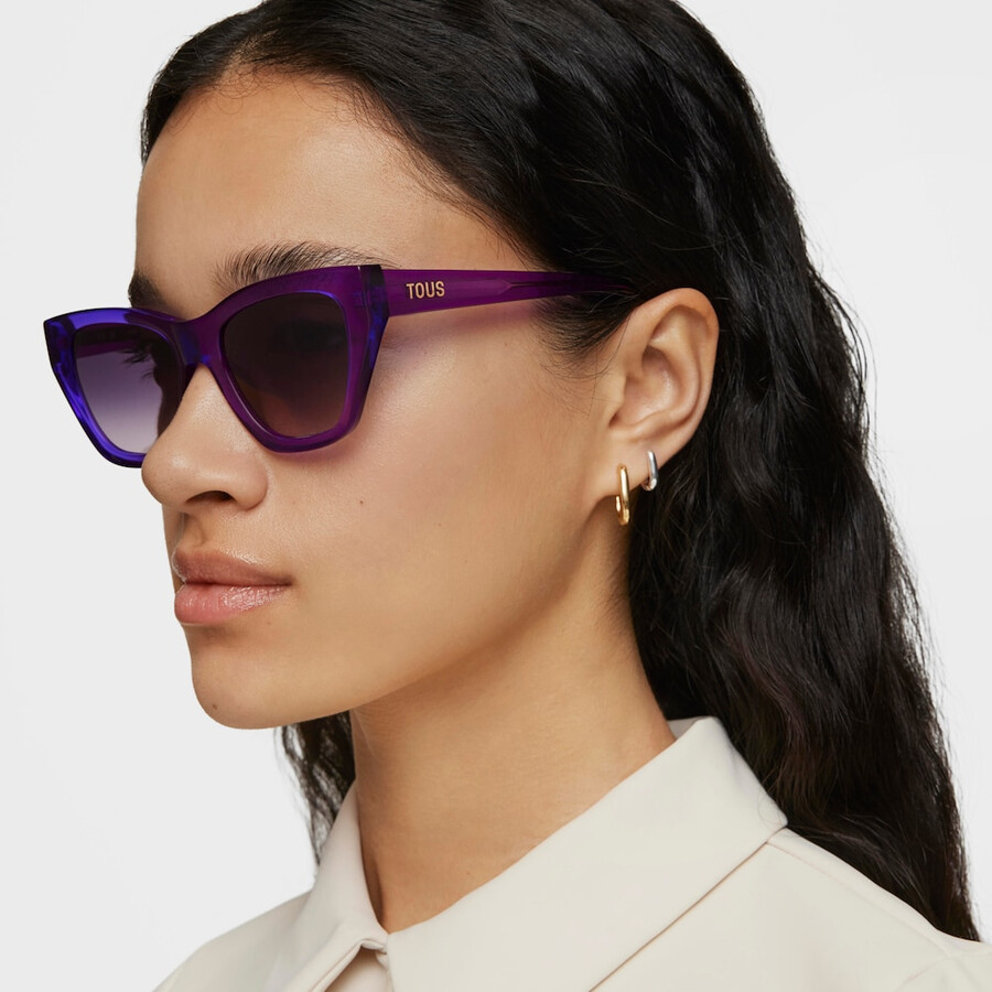 violette sonnenbrille tous edge