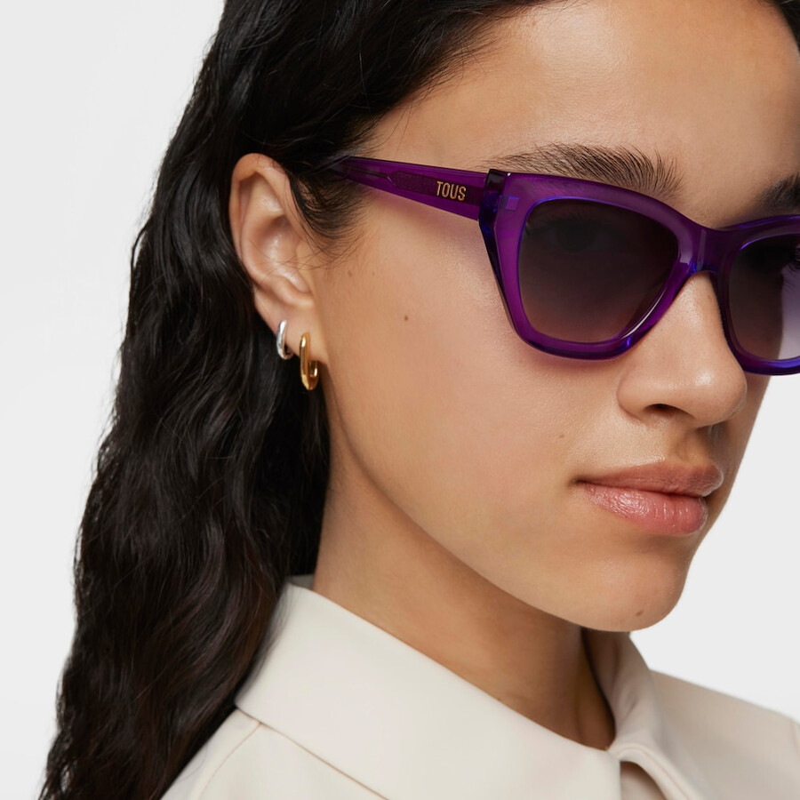 violette sonnenbrille tous edge