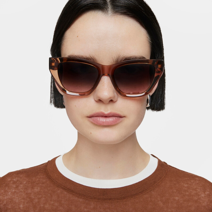 braune sonnenbrille tous edge