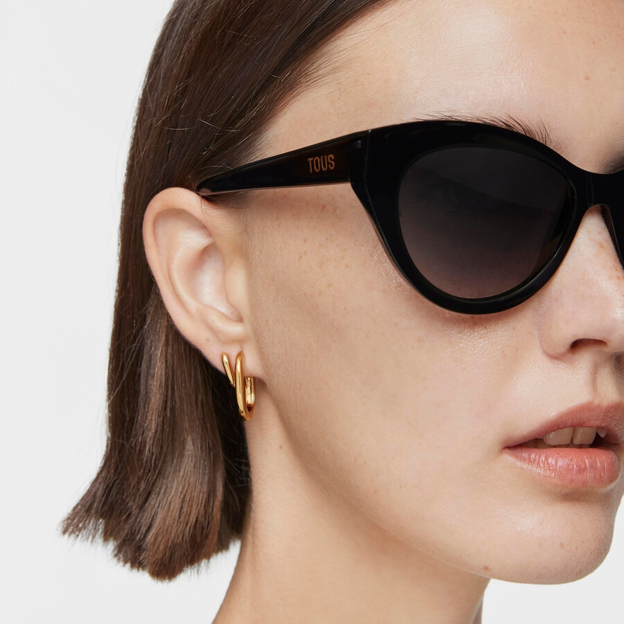 schwarze sonnenbrille tous butterfly