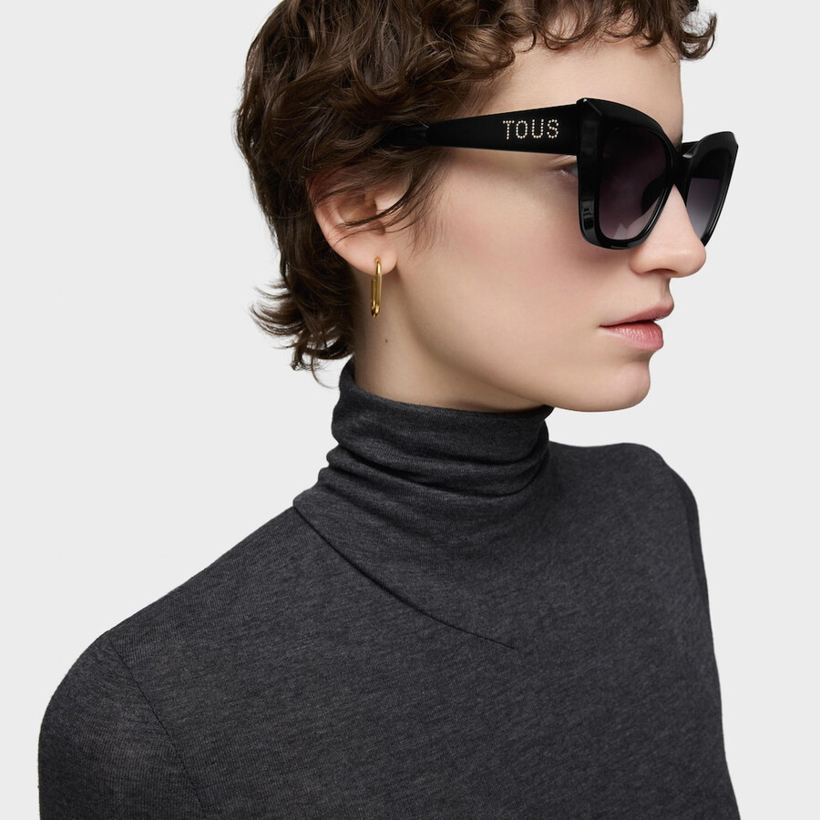 schwarze sonnenbrille mit tous-logo