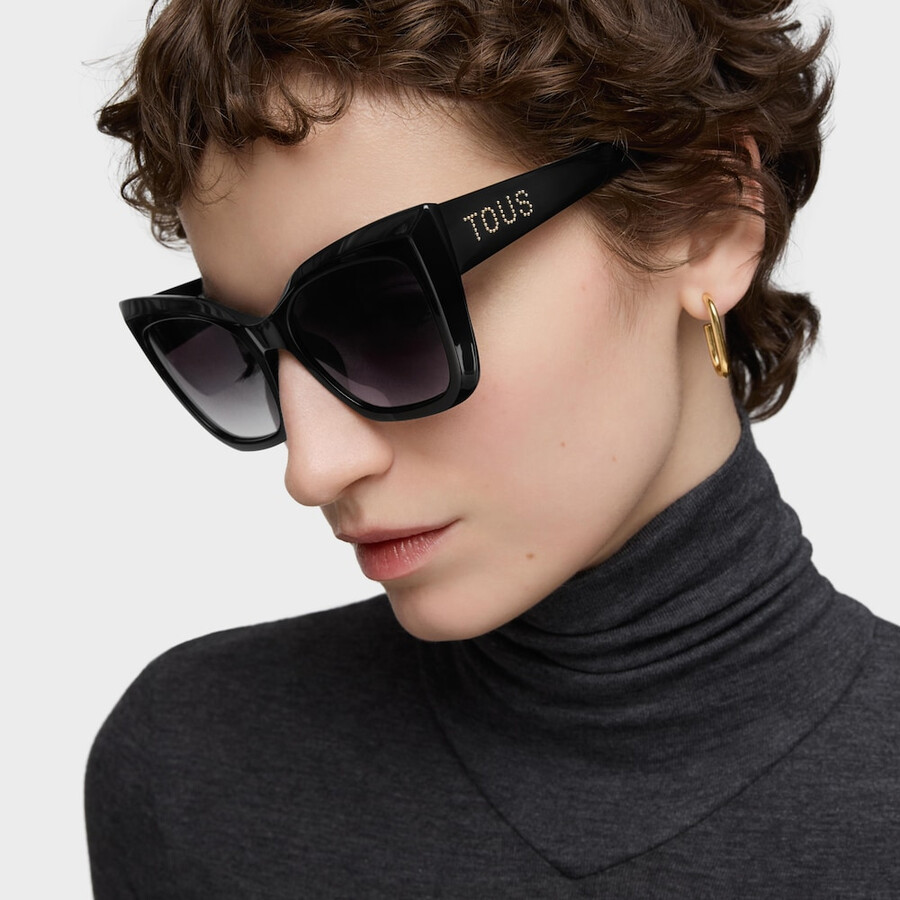 schwarze sonnenbrille mit tous-logo