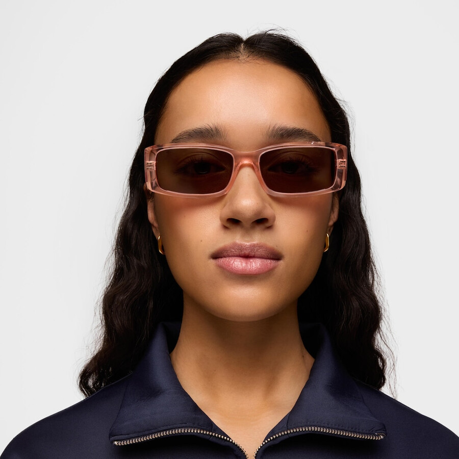 pinke sonnenbrille tous square slim