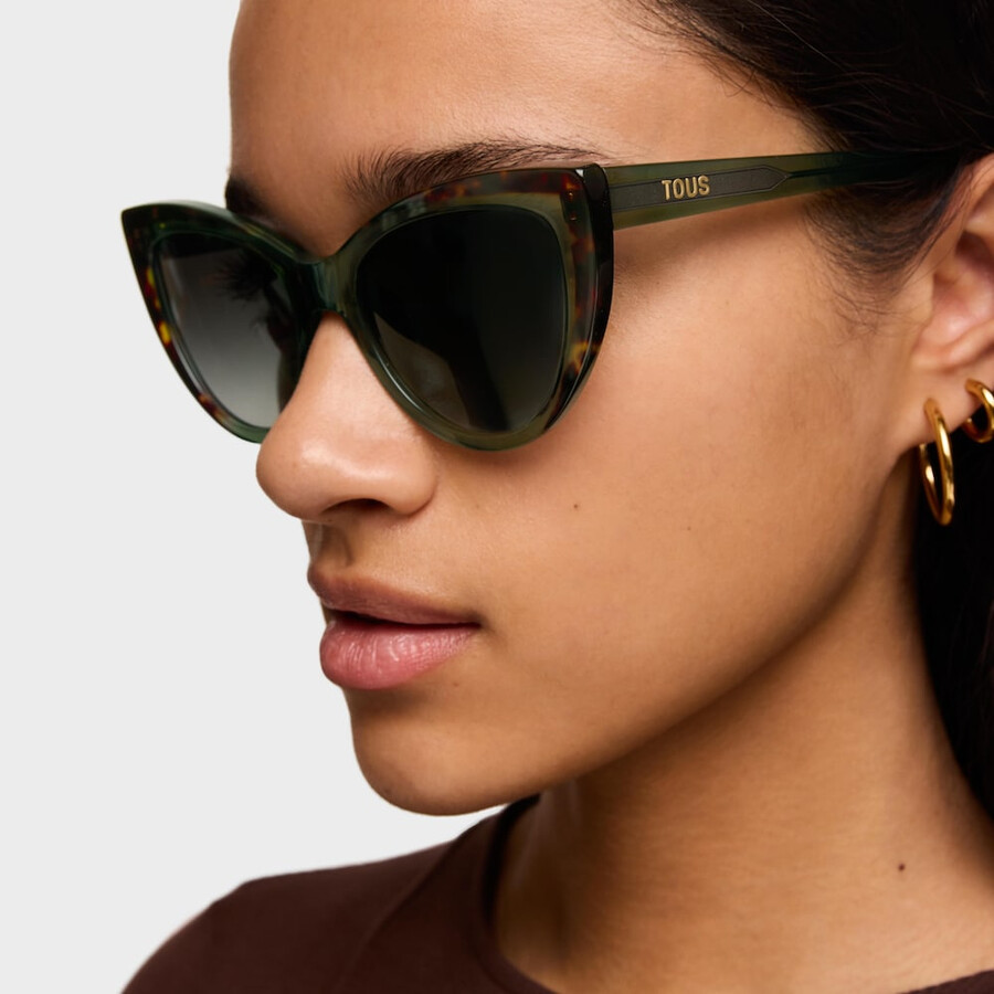 grüne sonnenbrille tous butterfly