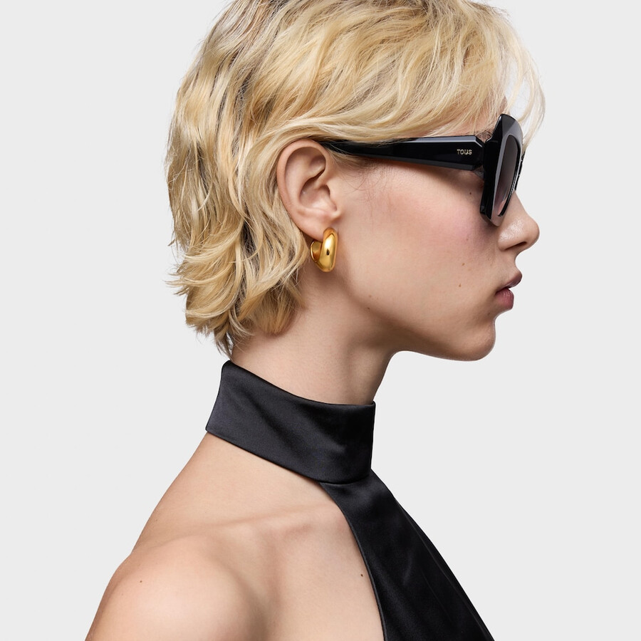 schwarze sonnenbrille mit tous-logo