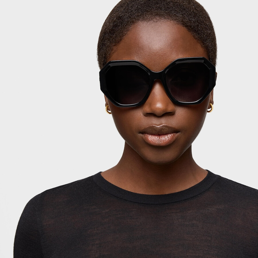 schwarze sonnenbrille tous hexagon icon