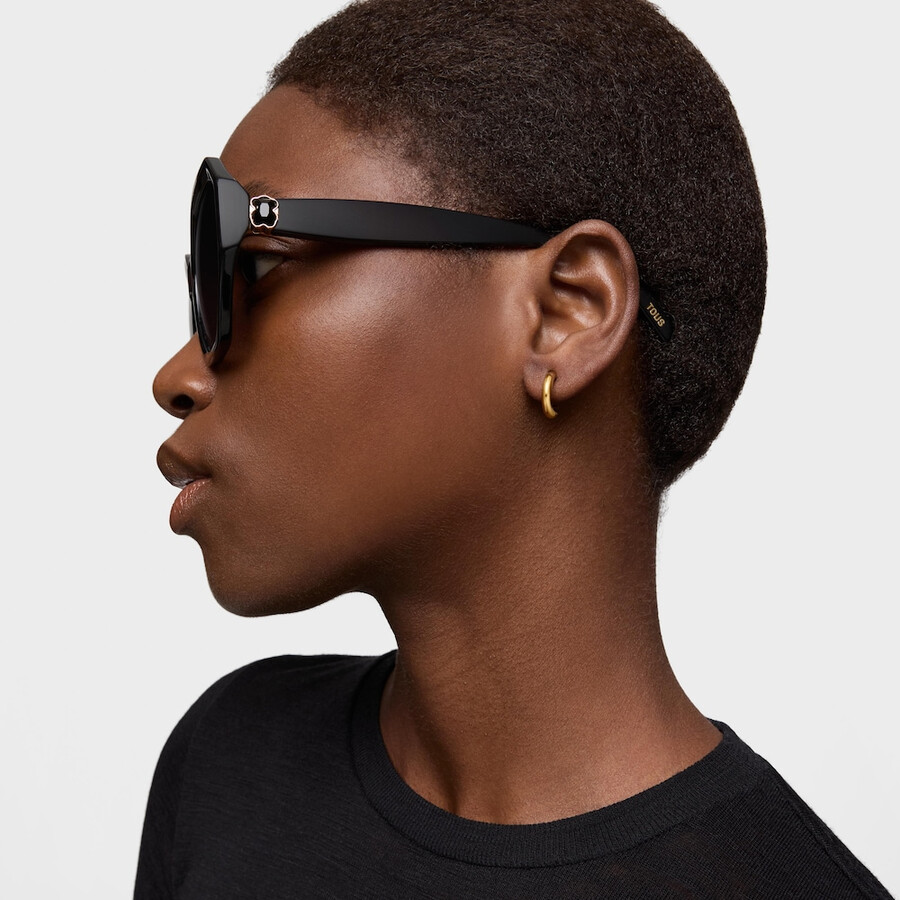 schwarze sonnenbrille tous hexagon icon