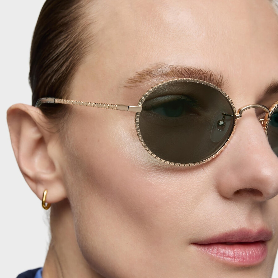 goldfarbene sonnenbrille bear straight new