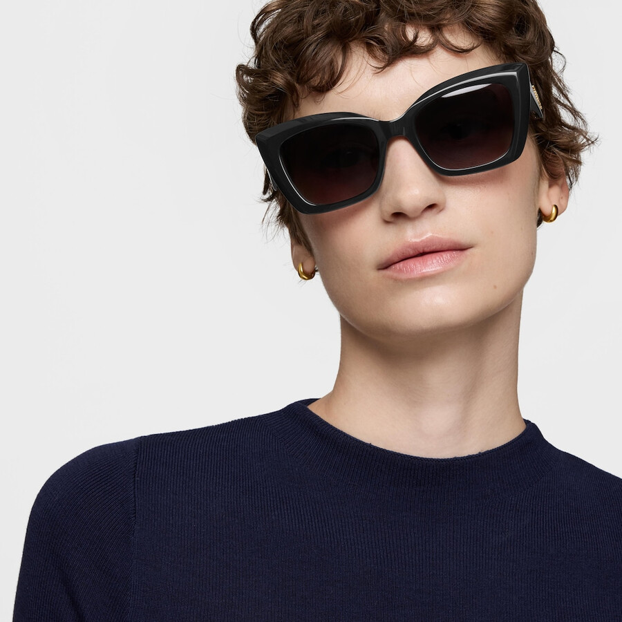 schwarze sonnenbrille mit tous-logo