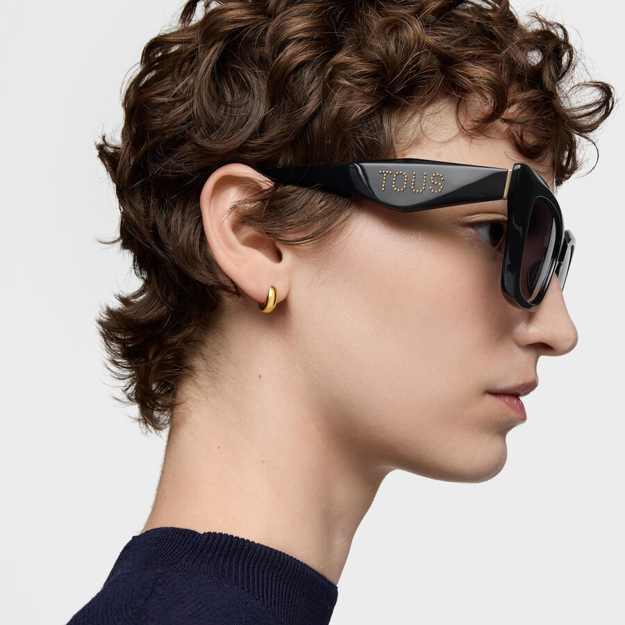 schwarze sonnenbrille mit tous-logo