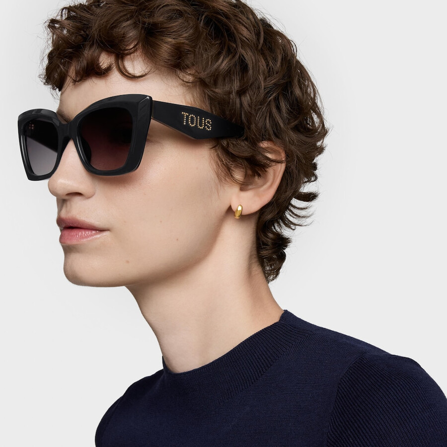 schwarze sonnenbrille mit tous-logo