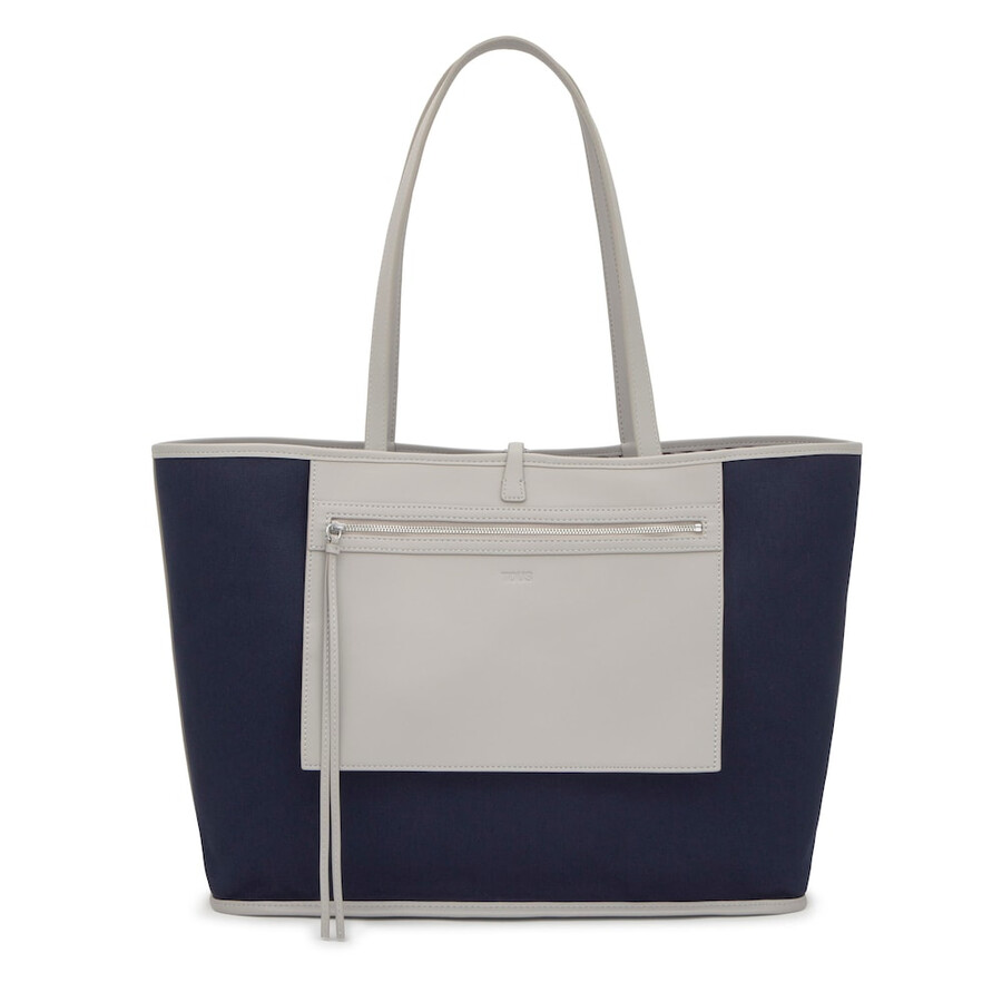 große wendbare tragetasche in taupe-farbe von tous double way bear