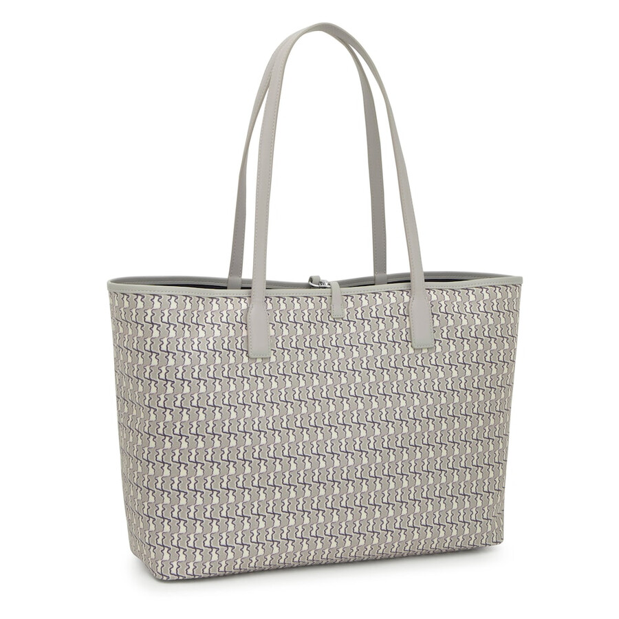 große wendbare tragetasche in taupe-farbe von tous double way bear