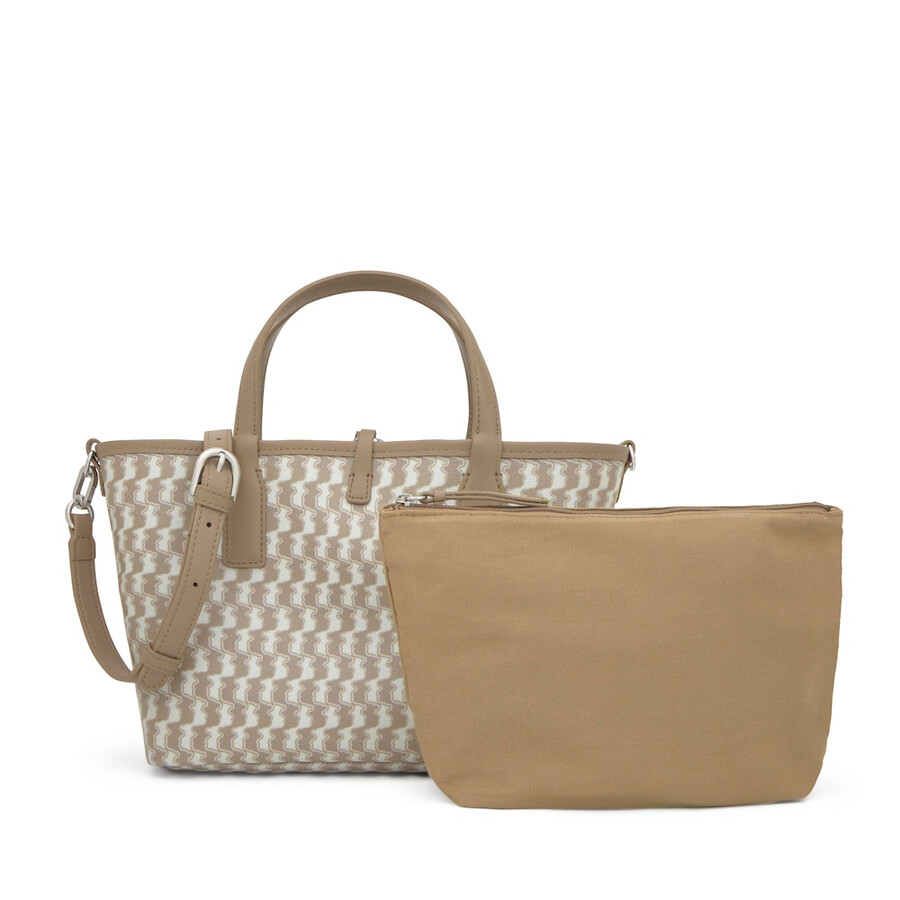 mittelbeige wendbare tragetasche tous double way bear