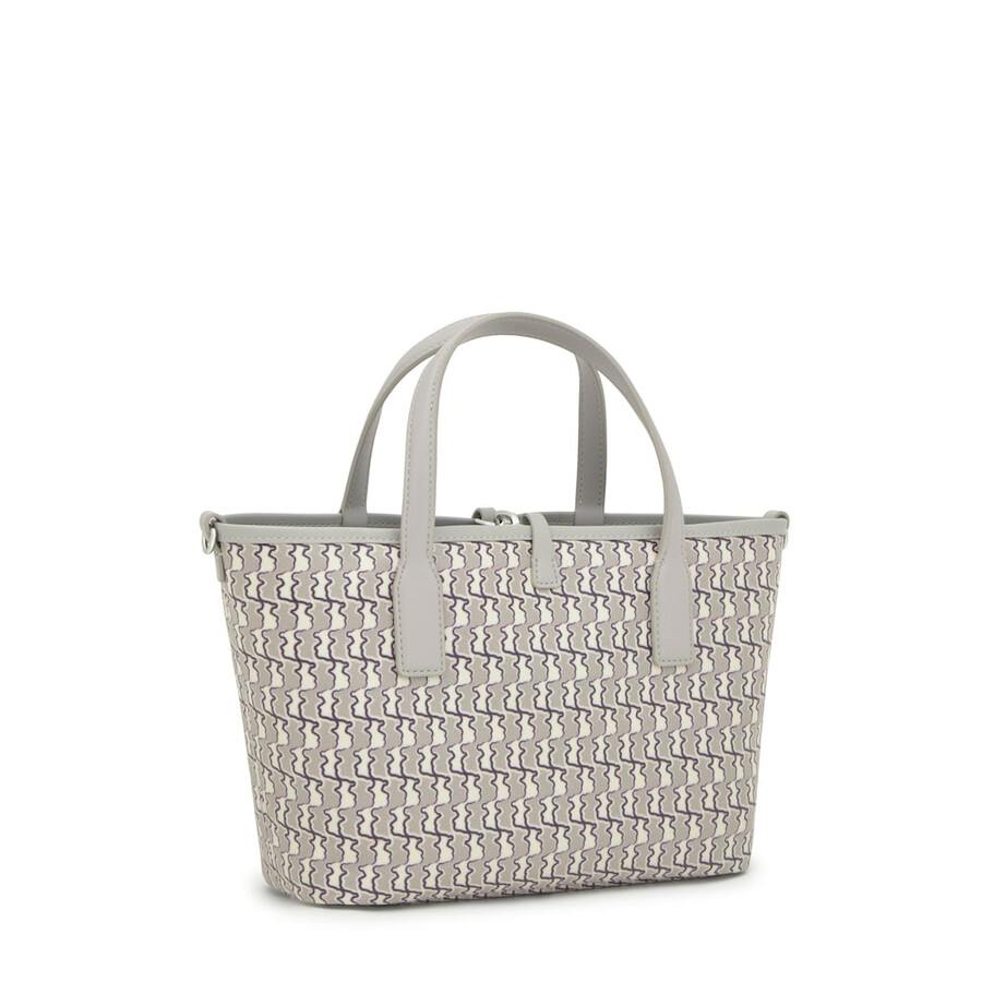 mittelgroße wendbare tragetasche in taupe-farbe von tous double way bear