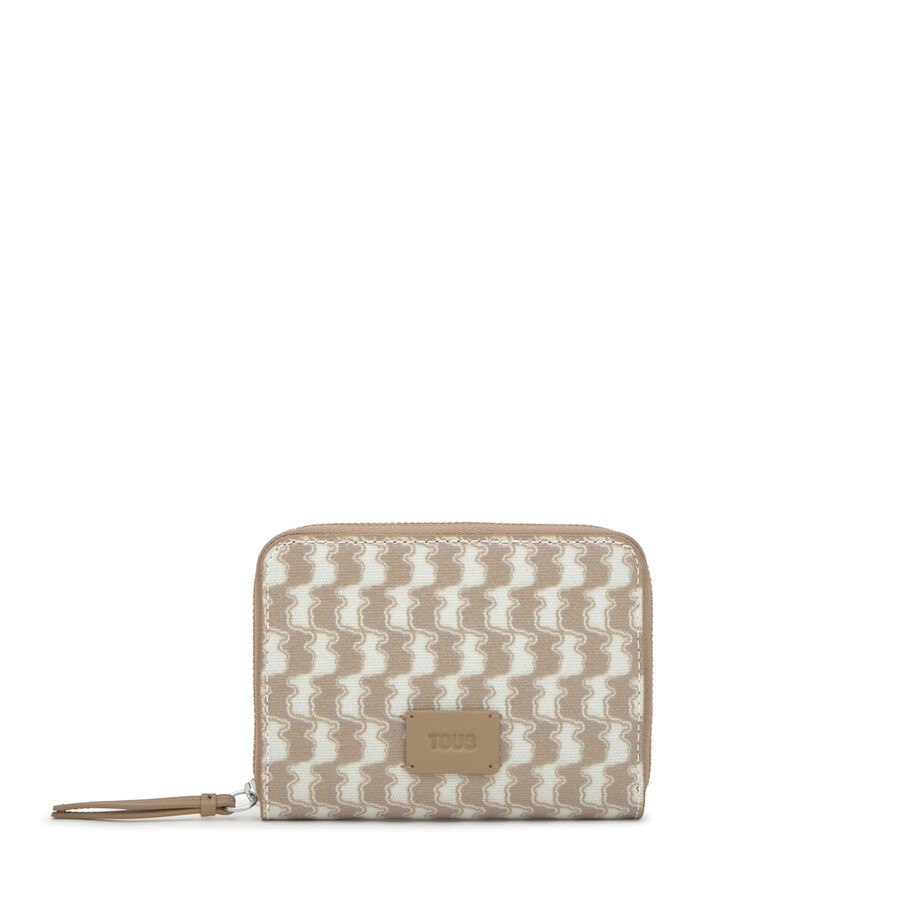 mittelbeige geldbörse tous double way bear