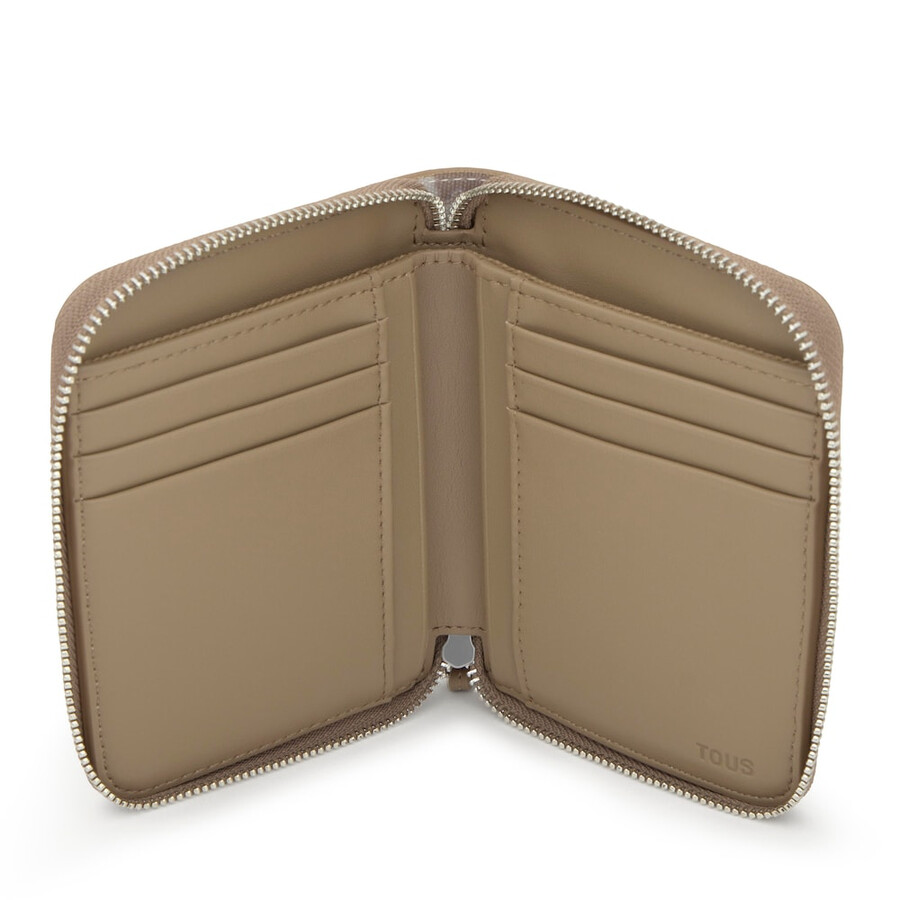 mittelbeige geldbörse tous double way bear