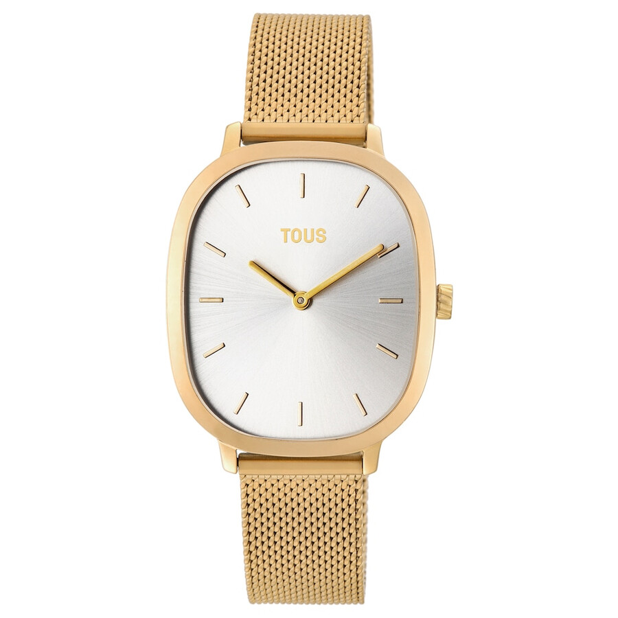 goldfarbene ip-stahl-heritage-uhr