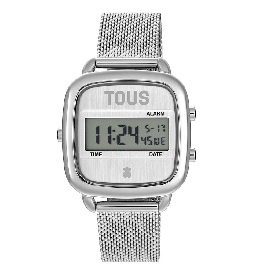 d-logo neue digitaluhr mit stahlarmband